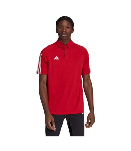 Polo Tiro Homme Rouge Adidas