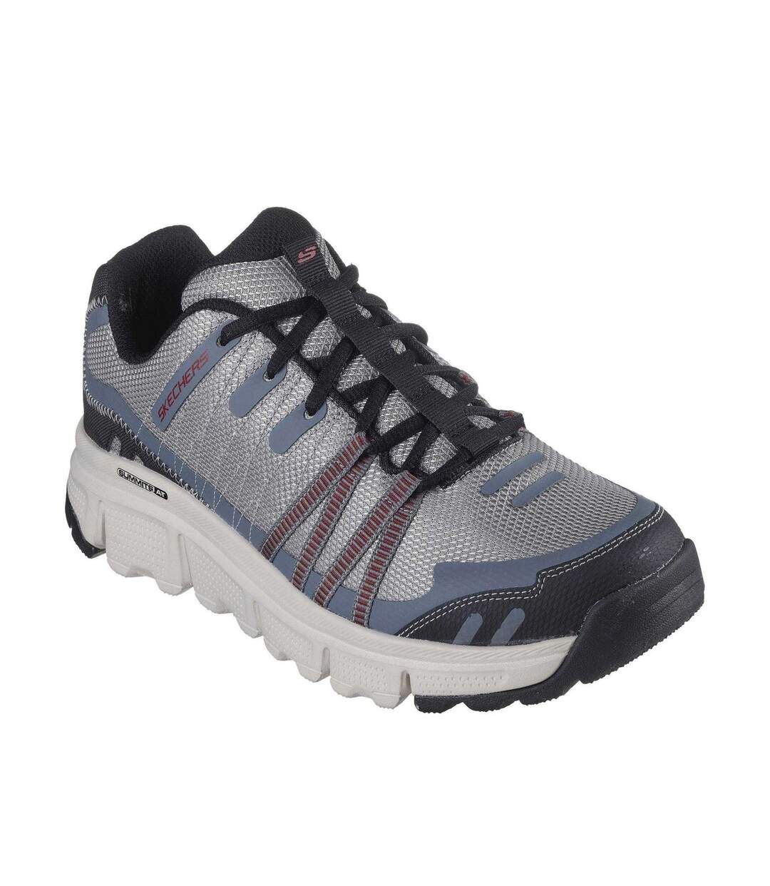 Mens Summits At Low Cut Trainers Grey Skechers-1