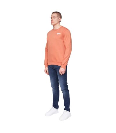 Sweat Scripthen Homme Rouge Orangé Henleys