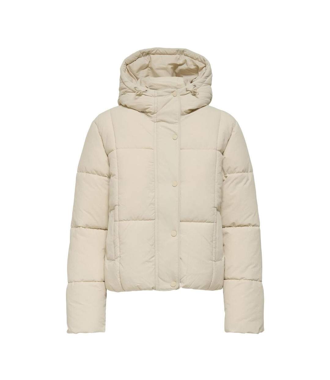 Doudoune beige femme jdy wonder puffer-3