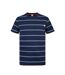 T-shirt Motif/style À Rayures Homme Bleu Marine SoulCal-1