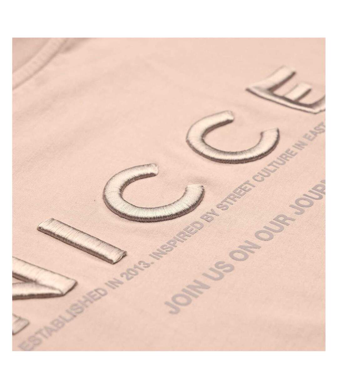 T-shirt Essential Homme Gris Pâle Nicce-4
