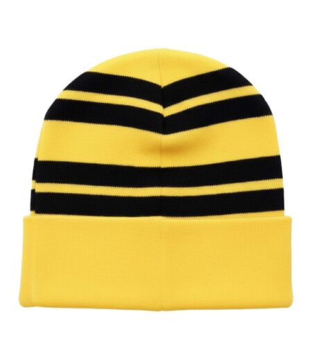 Bonnet Motif/style Poufsouffle Adulte Jaune Harry Potter