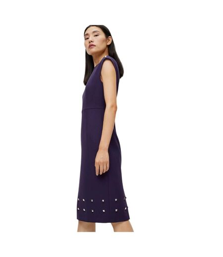 Robe Mi-longue Devoka Femme Violet Boss