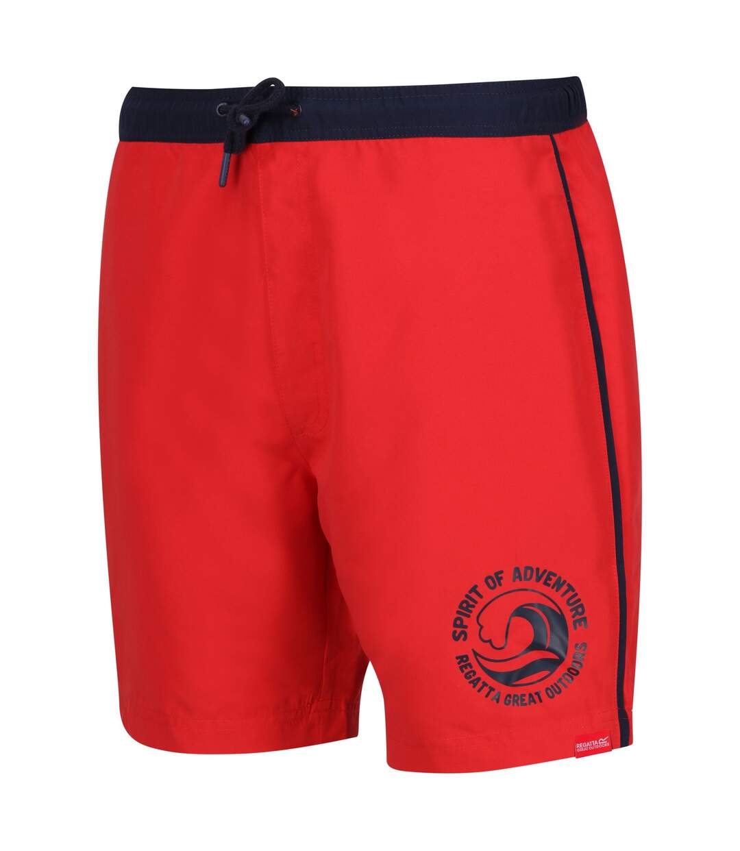 Mens bentham swim shorts high risk red/navy Regatta-3