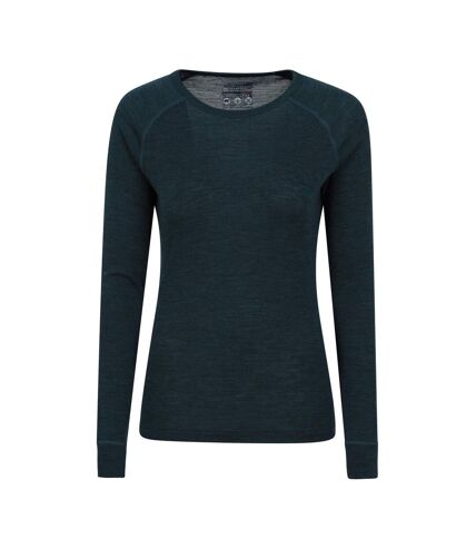 Haut thermique merino femme bleu sarcelle Mountain Warehouse