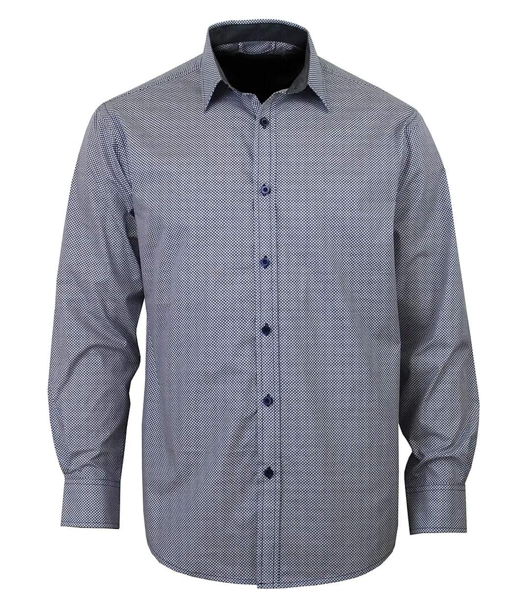 Chemise à carreaux manches longues à motifs CH4003-1