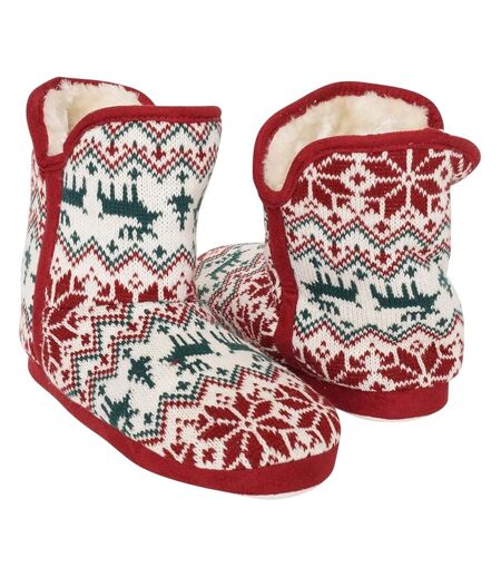 Chaussons Bottines Motif/style Festif Femme Multicolore Keanu