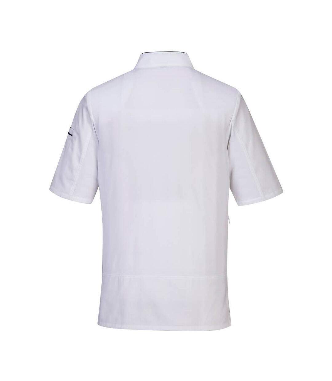 Veste cuisine de chef coton respirante coupe slim Portwest Surrey M/C