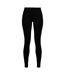 Build Your Brand Womens/Ladies Jersey Stretch Leggings (Black) - UTRW7718-2
