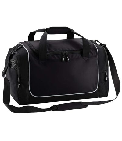 Quadra Teamwear Locker Duffel Bag (30 liters) (Pack of 2) (Black/Light Grey) (One Size) - UTBC4443