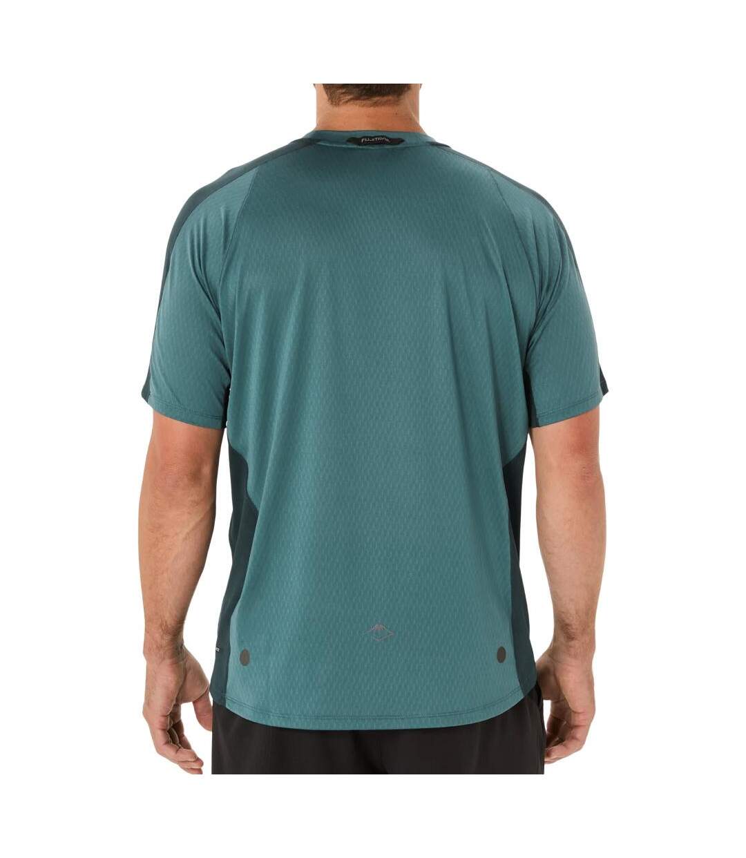 T-Shirt bleu homme asics fujitrail-2
