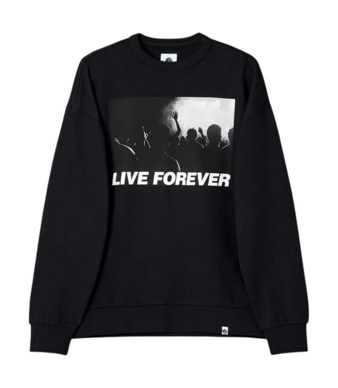 Sweat Live Forever Homme Noir Pretty Green-2