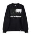 Sweat Live Forever Homme Noir Pretty Green-2