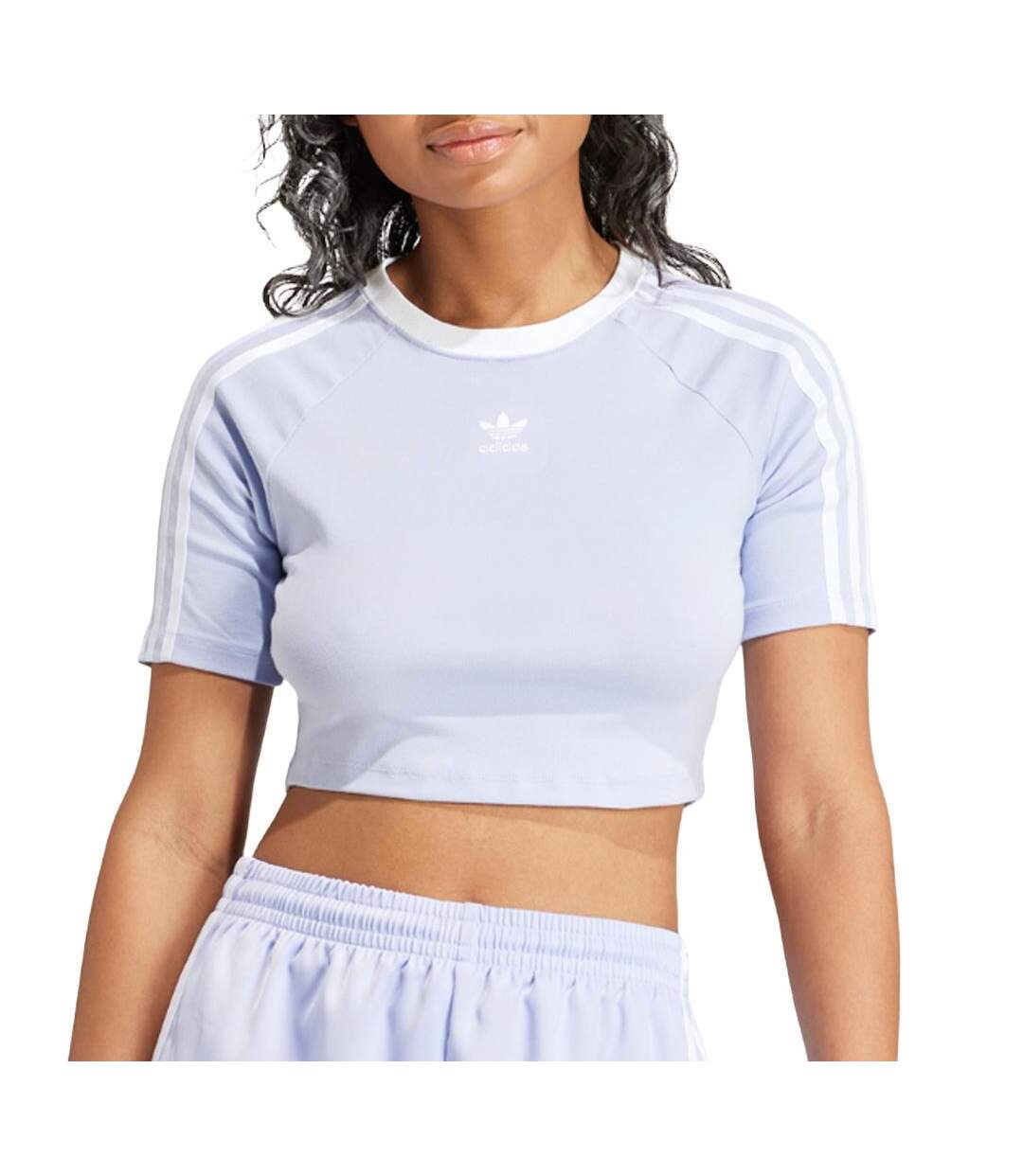 T-Shirt violet femme adidas baby-1