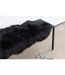 Tapis Imitation Fourrure Katy 55x180cm Noir-4