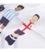 T-shirt Flat Back Homme Blanc Luke 1977-4