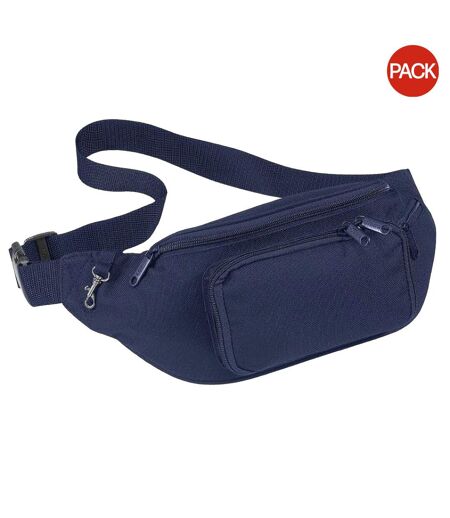 Pack of 2  Belt bag 2 litres  french navy Quadra