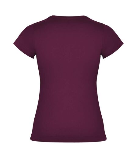 Roly Womens/Ladies Jamaica Short-Sleeved T-Shirt (Burgundy)