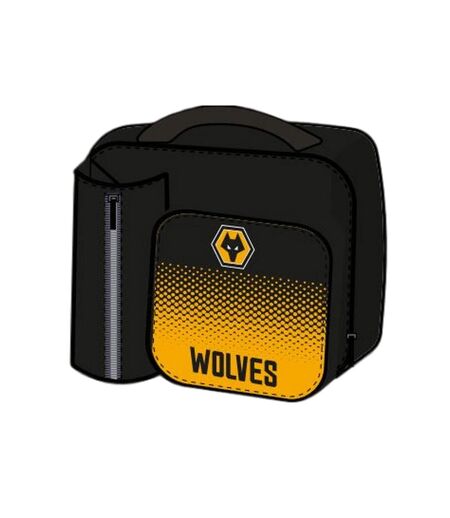 Wolverhampton Wanderers FC Crest Lunch Bag (Black/Yellow) (One Size) - UTSG22380