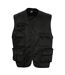 SOLS Wild Unisex Full Zip Waistcoat Bodywarmer Jacket (Black)