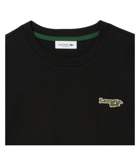 T-Shirt marine femme lacoste sigle