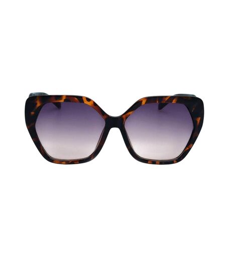 Lunettes De Soleil Motif/style Hexagone Femme Taille Unique Gris Storm