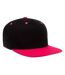 Casquette Ajustable Motif/style Deux Tons Noir Rouge Flexfit-4