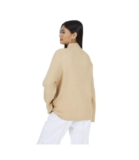 Pull Femme Marron Clair Brave Soul