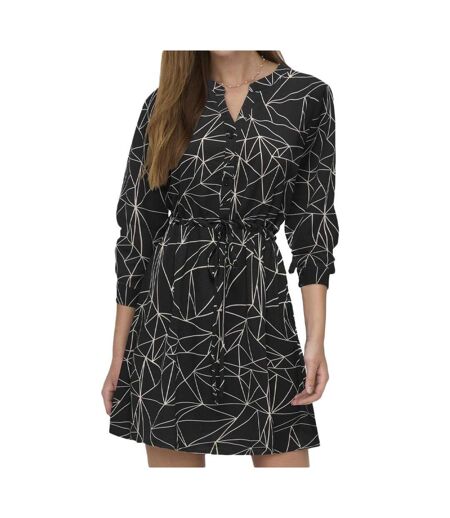 Robe Noir/Blanc à Motifs Femme JDY Piper - L