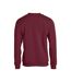 Sweat basic adulte bordeaux Clique