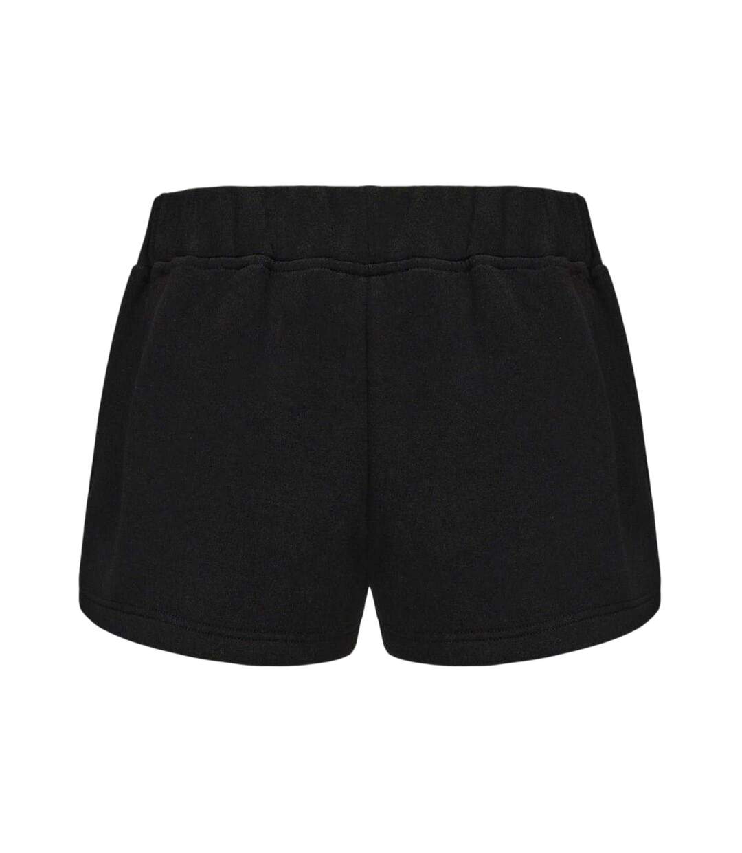 Womens/ladies Fleece Shorts Black Slazenger-2