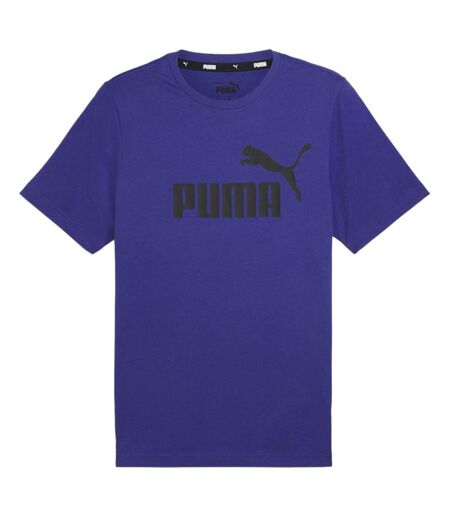 T-shirt Motif/style Logo Essential Homme Violet Clair Puma
