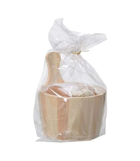 Coffret 5 Pièces Salle de Bain Spa 16cm Naturel