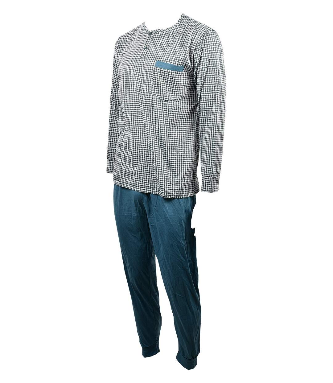 Pyjama Homme Long Eco 2305 VERT-2