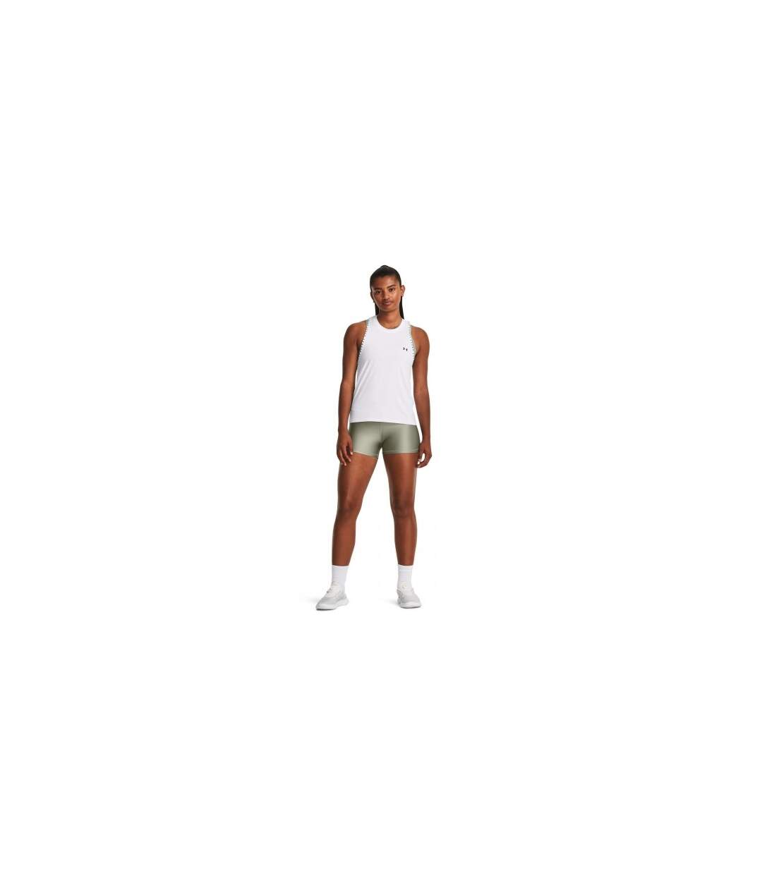 Short Heatgear Femme Vert Under Armour-1