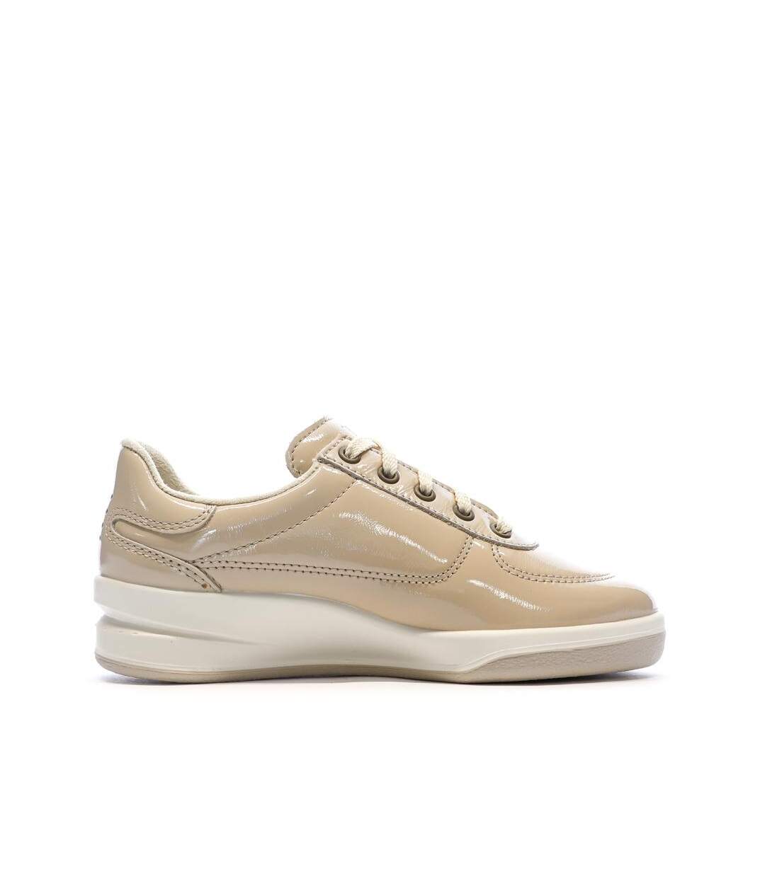 Baskets beige femme tbs tennis verni greta-2