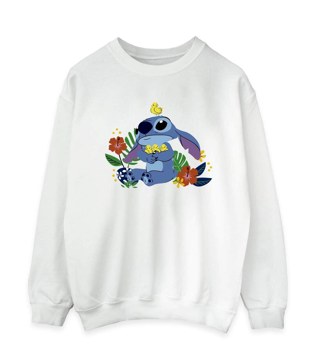 Disney Sweatshirt Lilo & Stitch Birds - Femmes/Ladies (Blanc) - UTBI22923-1