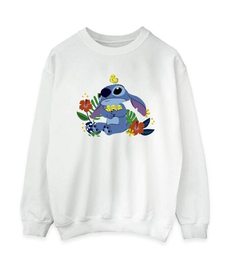 Disney Sweatshirt Lilo & Stitch Birds - Femmes/Ladies (Blanc) - UTBI22923