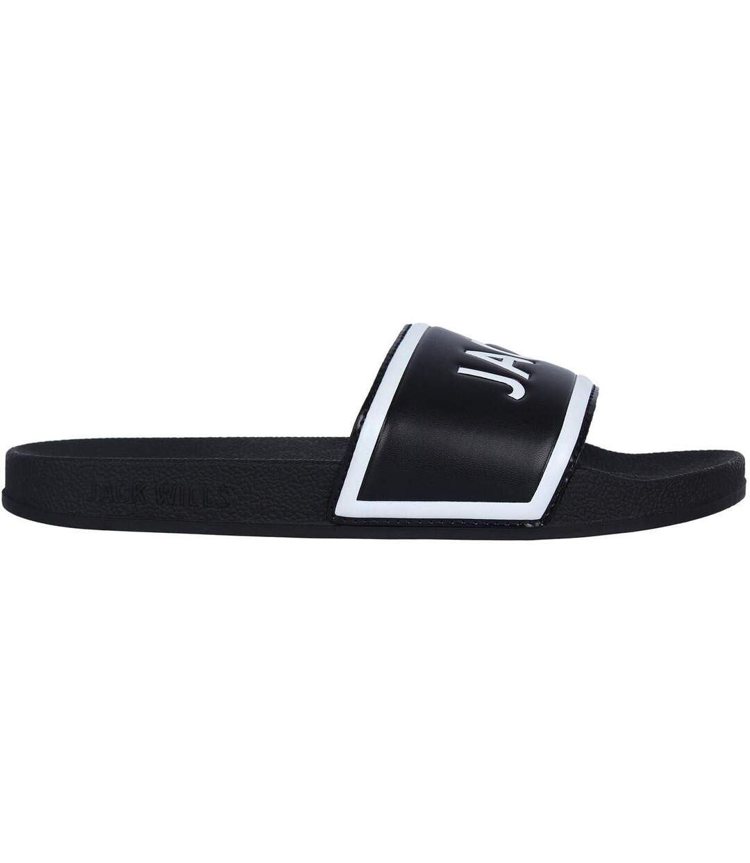 Claquettes Motif/style Logo Homme Noir Jack Wills-1