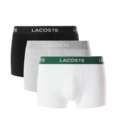 X3 sous-vêtement gris/blanc/noir homme lacoste stret - l