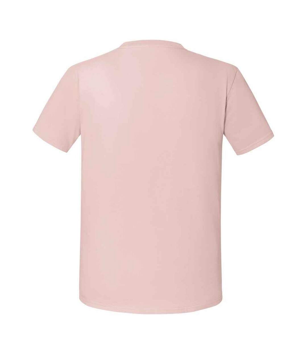 T-shirt ringspun premium homme rose pâle Fruit of the Loom