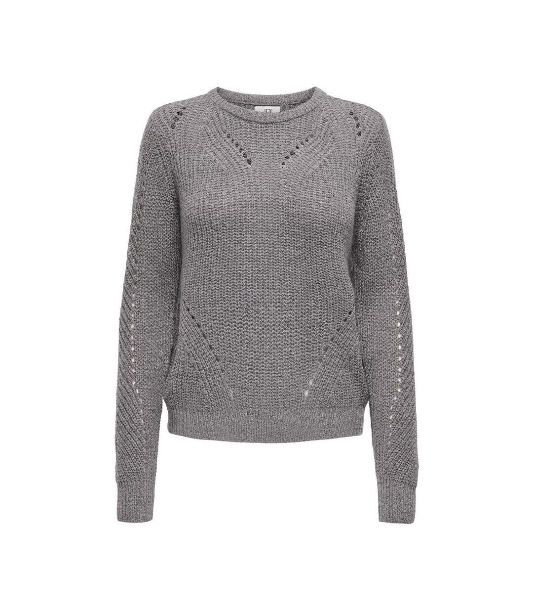 Pull en Maille Gris  Femme JDY Felo Struc - L