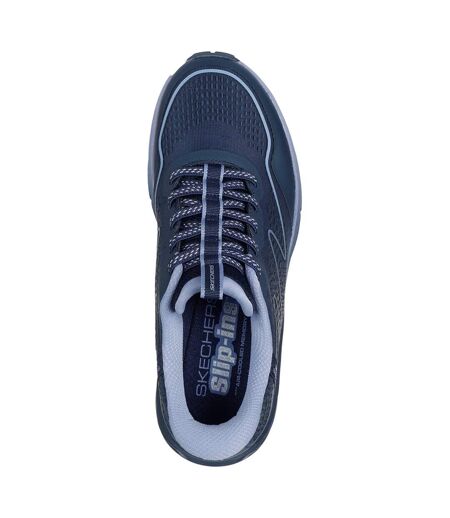 Womens/ladies Switch Back Mist Hiking Shoes Navy Skechers