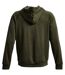 Sweat À Capuche Rival Homme Vert Under Armour-3