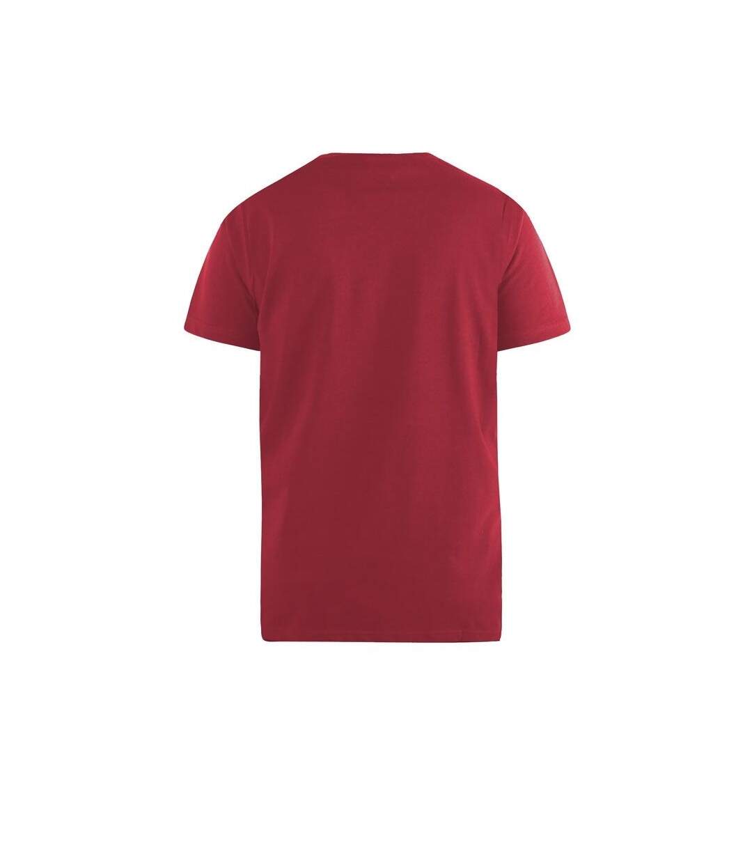 Duke Mens Signature-2 V-Neck T-Shirt (Red)