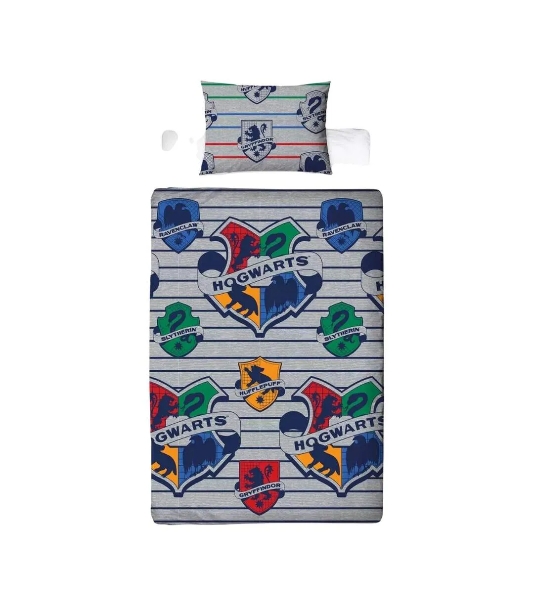 Hogwarts Reversible Duvet Set Multicoloured Harry Potter-2