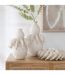 Coupelle Déco Poisson Grey 32cm Blanc Cassé-4