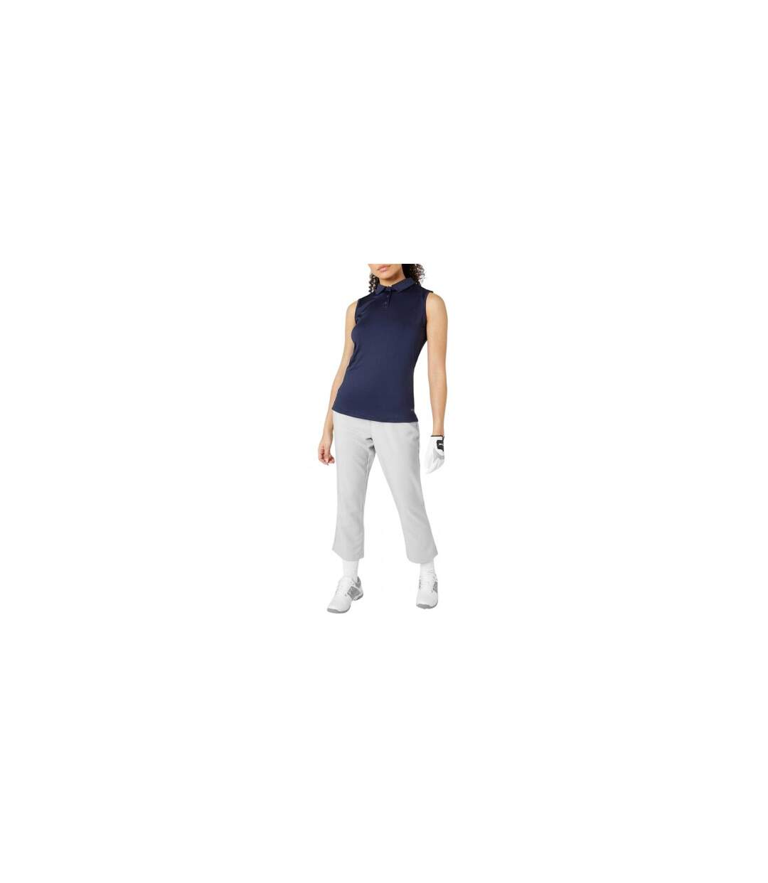 Polo Sans Manches Femme Bleu Marine Slazenger-1