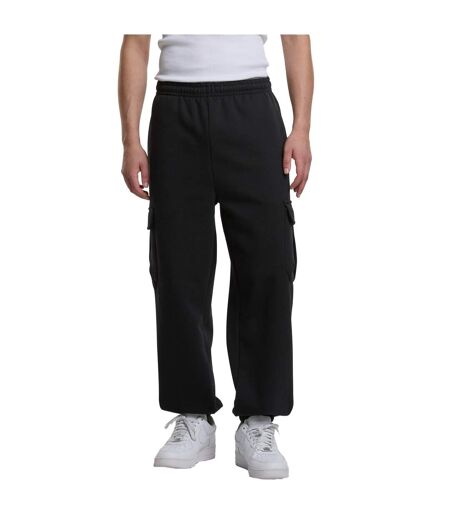 Mens 90s Cargo Jogging Bottoms Noir Build Your Brand